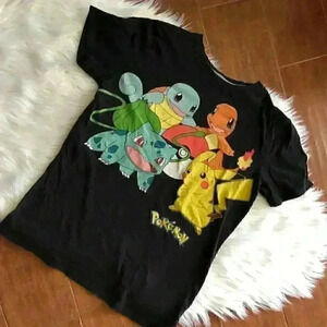 Pokemon for Old Navy youth t-shirt labeled XL  black